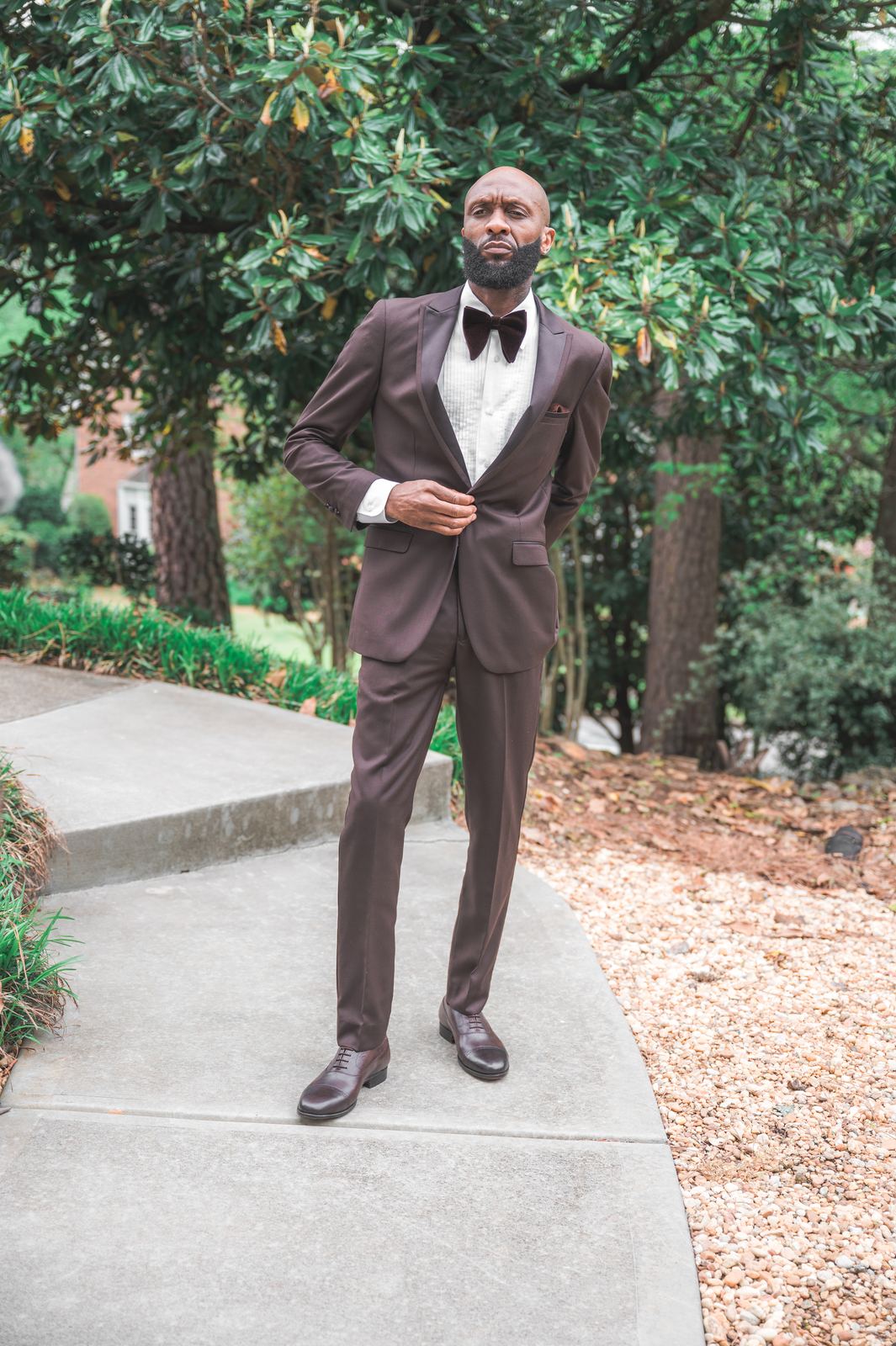 Ritchie in his brown suit