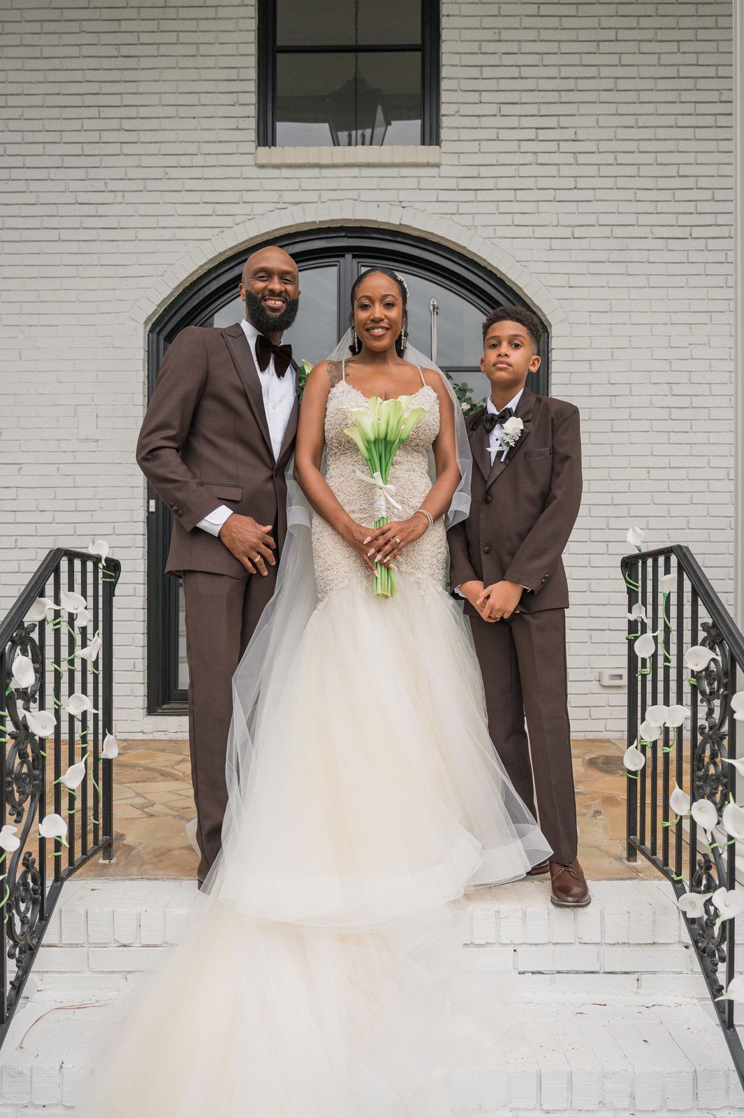Anjanette and Ritchie with their son