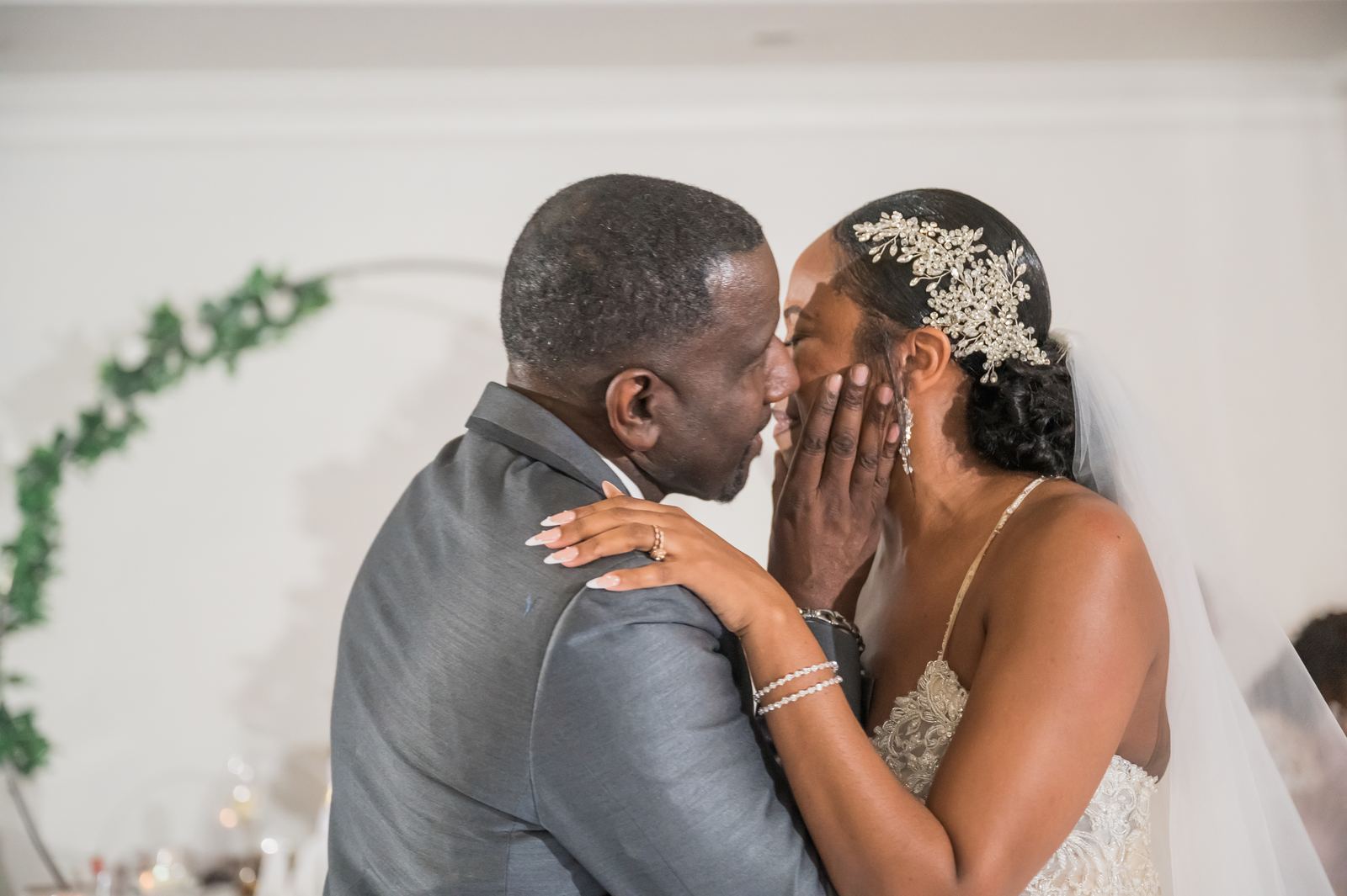 Anjanette and Ritchie dancing close