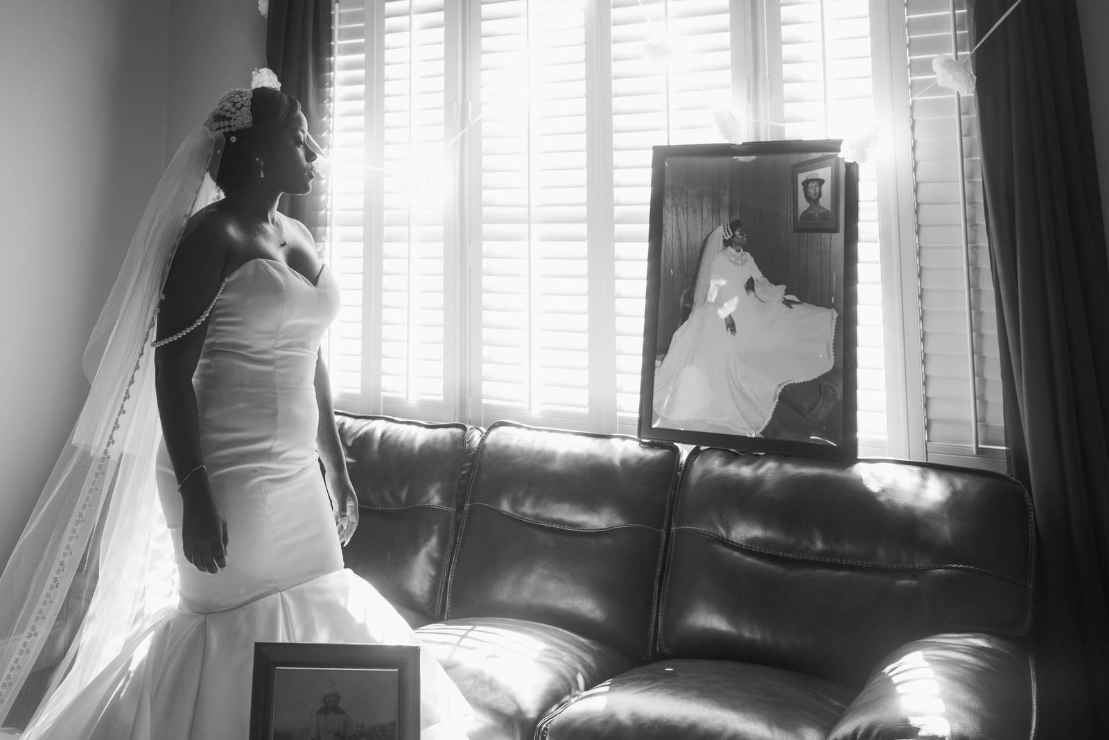 Christina at the window