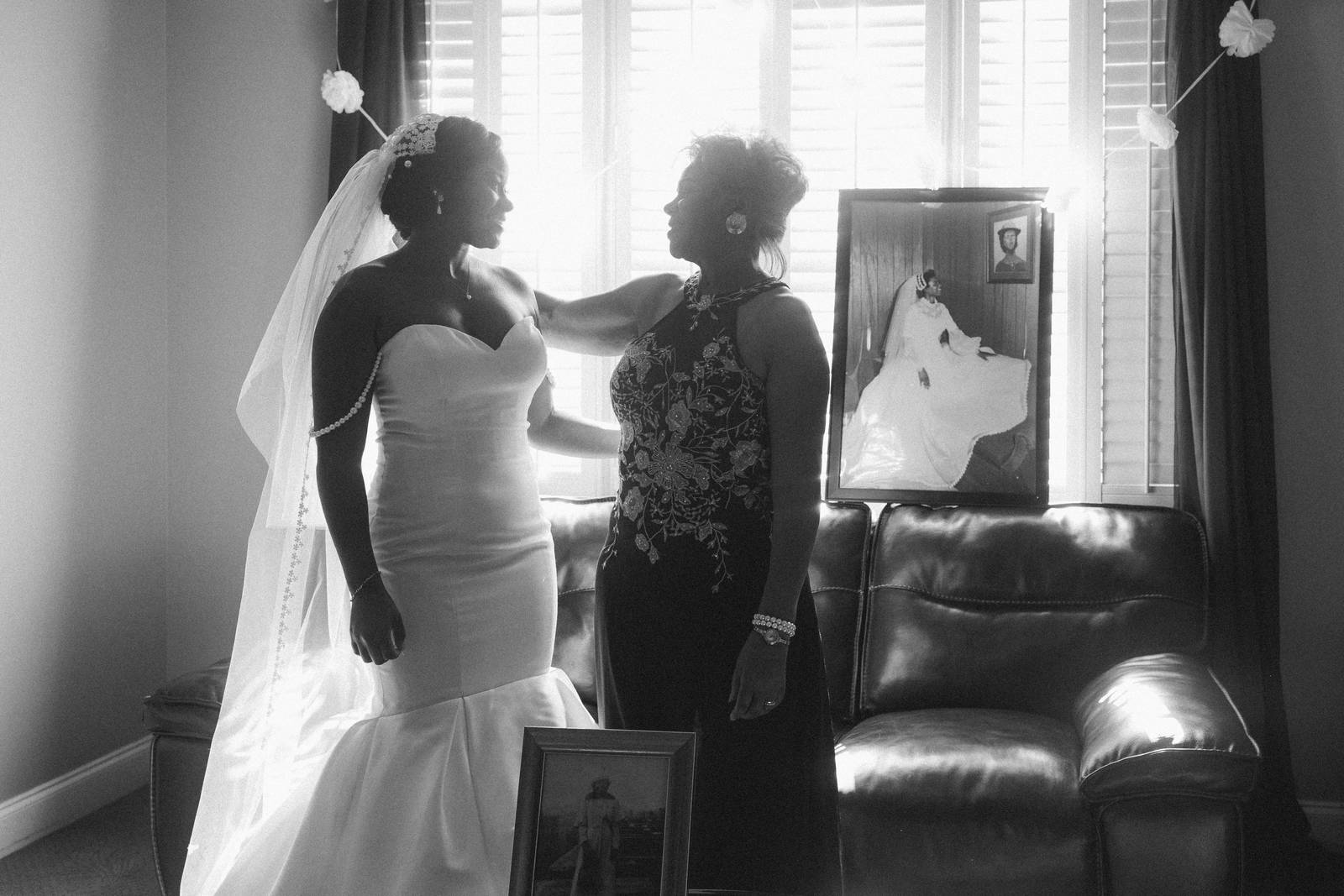 Christina with her mother