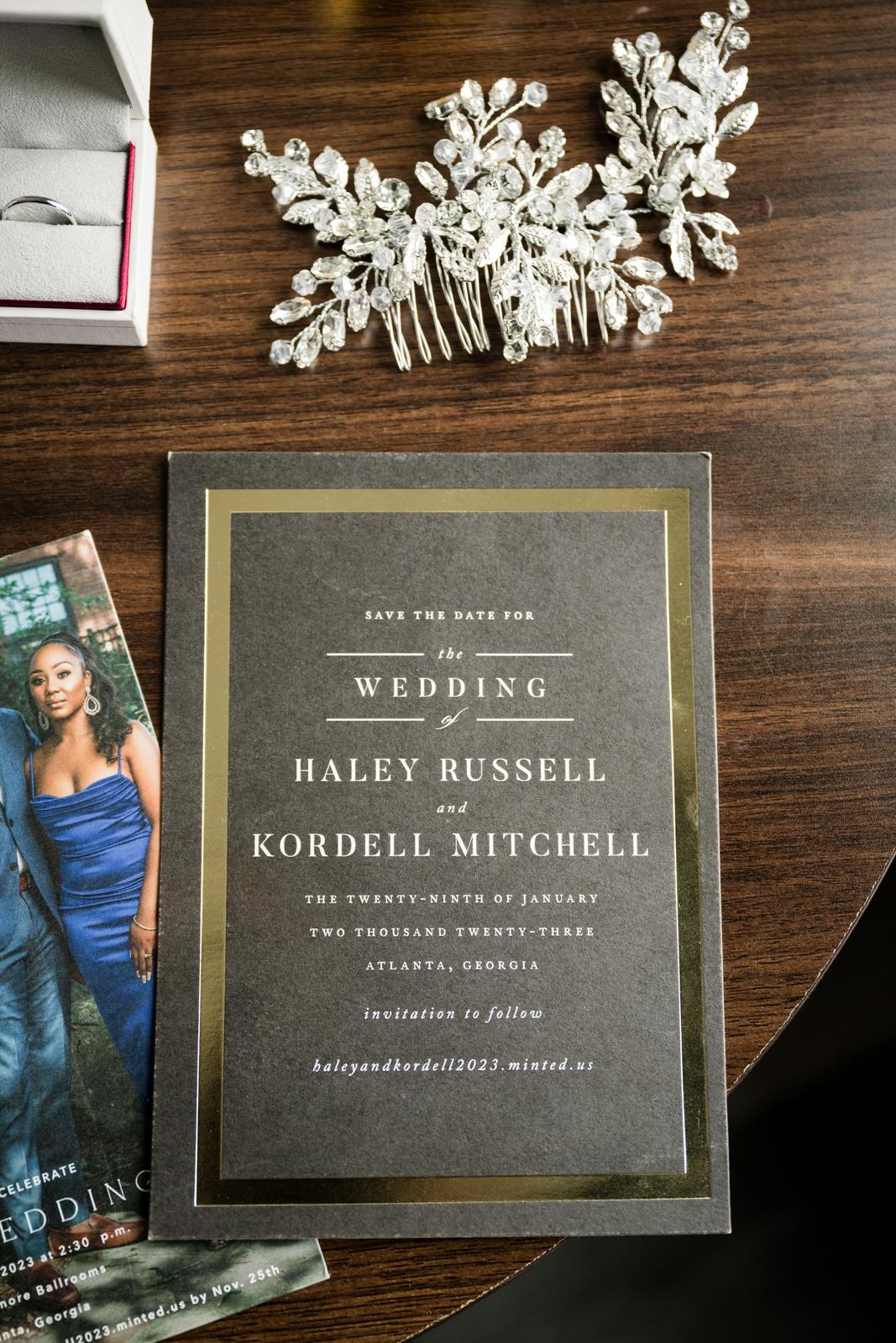 Haley and Kordel invitation