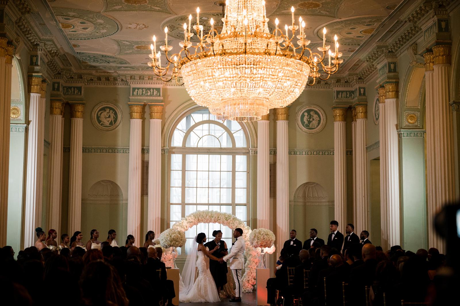 Ceremony in the ballroom