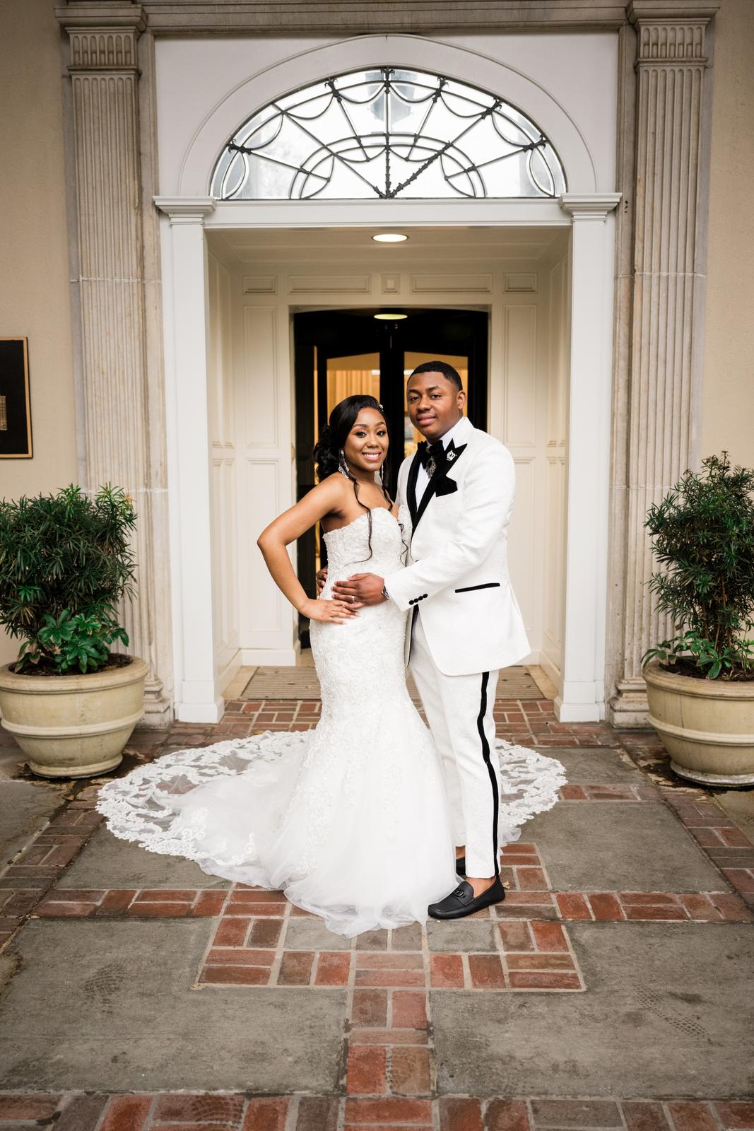 Haley and Kordel at the doorway
