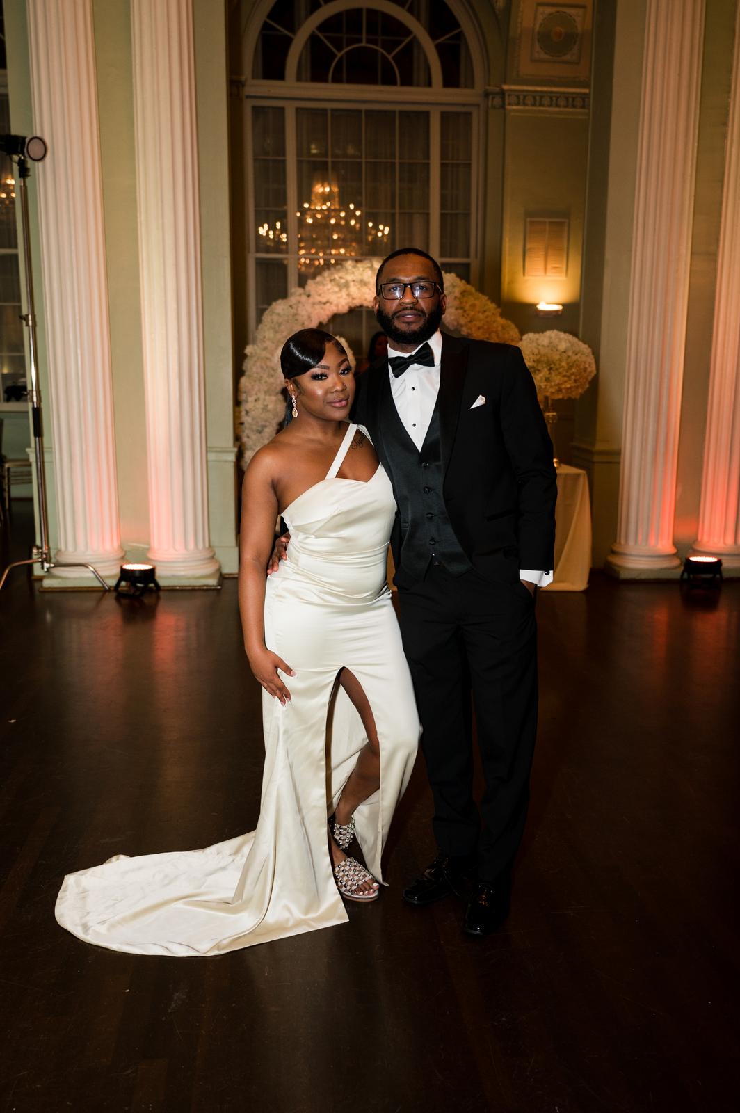 Haley and Kordel at the reception