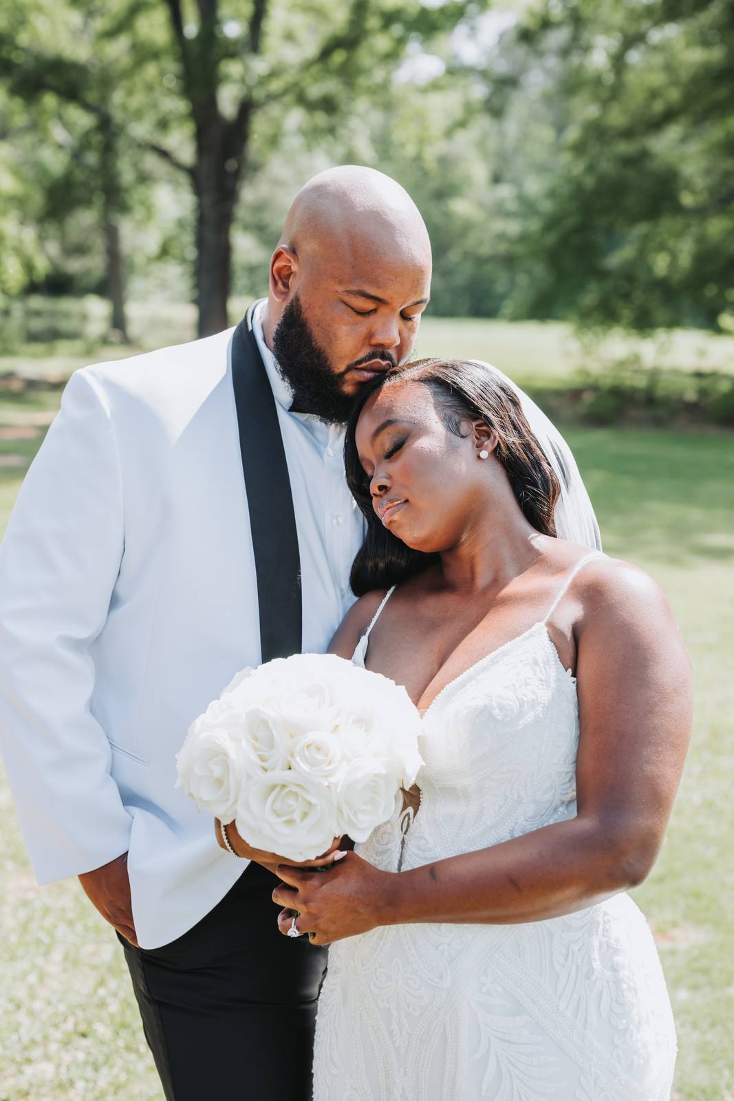 Latisha and Nate close portrait