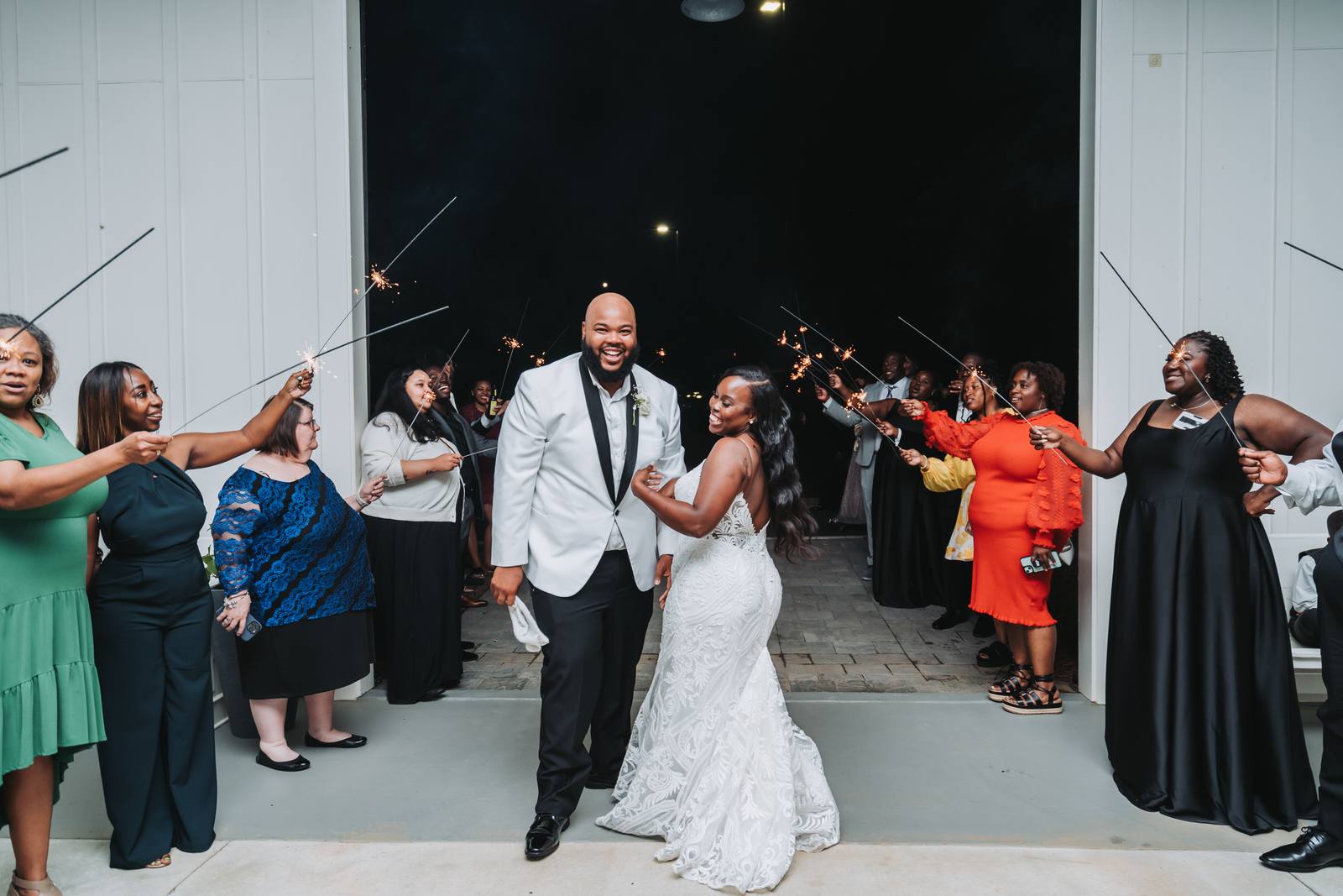 Sparkler send-off